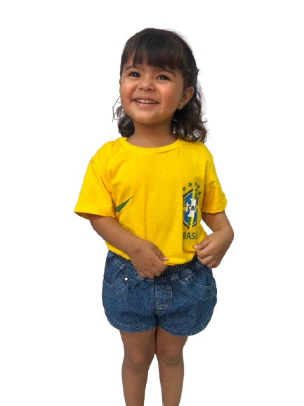 Camisa Brasil infantil