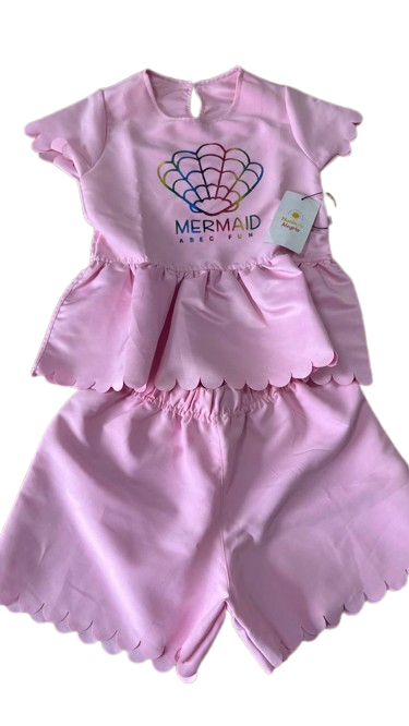 Conjunto rosa tam 4