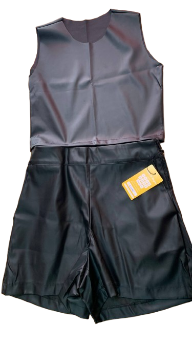 Conjunto de Couro Ecológico